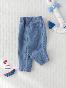 Cozy Pixies 男婴松紧腰侧袋休闲裤，百搭舒适