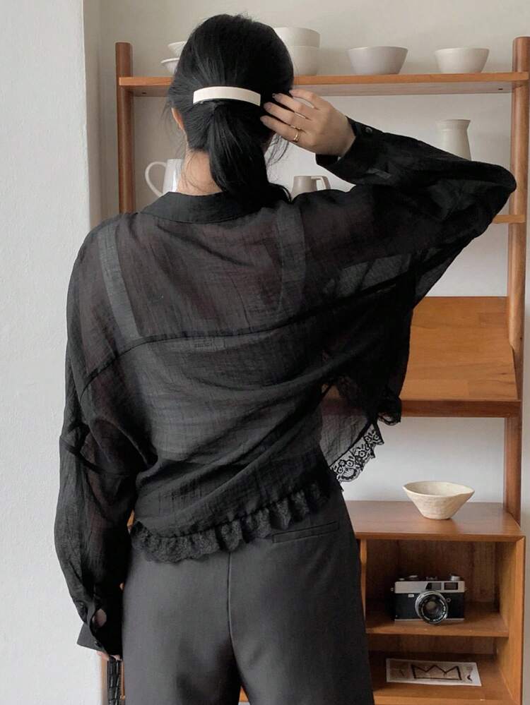 Women's Casual Shirt, New Arrival For Autumn Long Sleeve Top Vacation