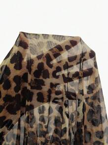 Zestiva 豹紋側抽繩罩衫