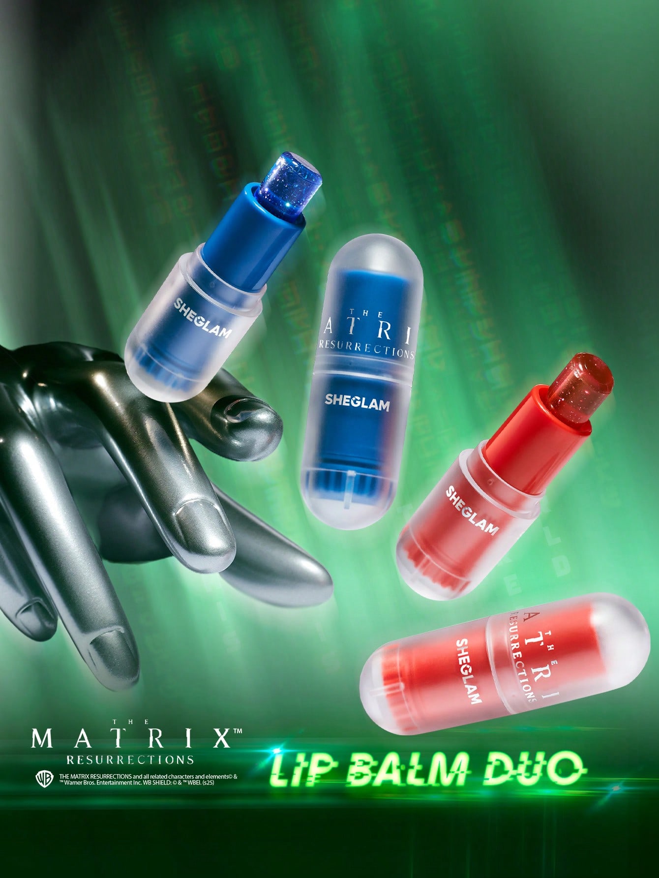 The Matrix Resurrections | SHEGLAM The Choice Lip Balm Duo 2