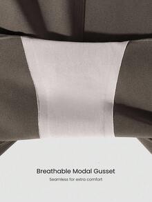 GLOWMODE 1 条装粘合高腰平角内裤日常休闲装