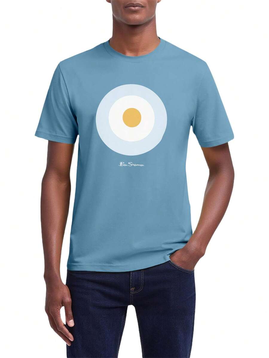 Ben Sherman Men T-Shirts - Baby Blue - View 1