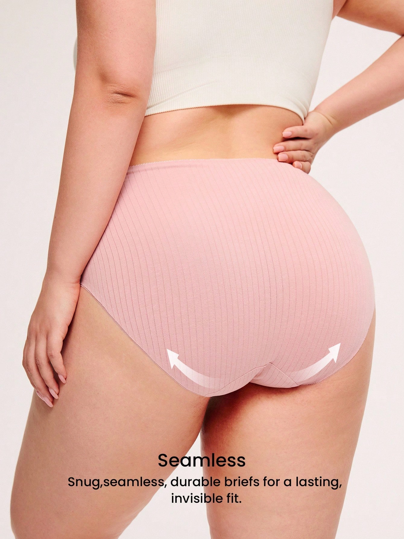 Plus 3-Pack High-Waist Briefs