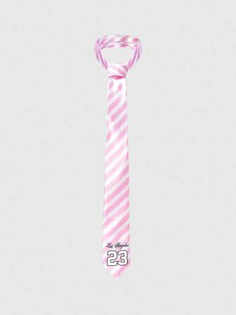 Grunge Punk 1 Pc Youxidao Retro American Style Pink Heart Plaid Handmade Necktie, Niche Design Small Silk Scarf