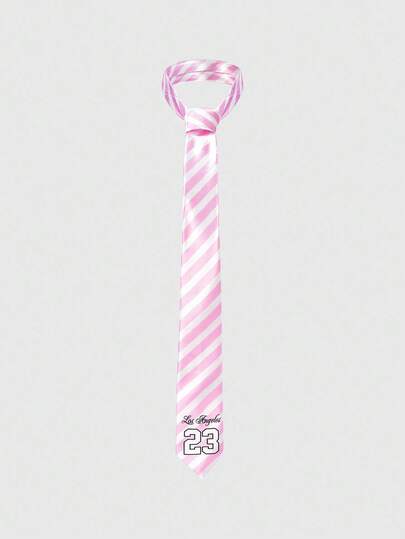 Grunge Punk قطعة واحدة من رابطة عنق يوكسيداو أنيقة بطراز أمريكي رجعي وردي مع رسم القلب المرقط، وحرير منقش بتصميم فريد للوشاح الصغير