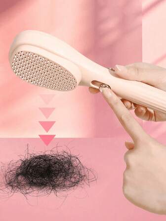 Retractable Magic Comb For Scalp Cleaning Without Damaging Hair, Portable Hairdressing Massage Comb, Household Anti-Static Hair Comb, Hair Brush, Hairdressing Comb, Rotating Telescopic Comb, Hair Straightening Comb, Massage Comb, Gentle On Scalp, Easy Clean Magic Hairbrush,For Scalp Cleaning, Anti-Static, Portable, Volumizing Scalp Massage Brush, For Travel,Outdoor,Sport,Office,School,Hair Clips,Hair Accessories