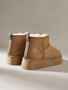 Solecia 女士雪地靴，适合秋冬季日常穿着