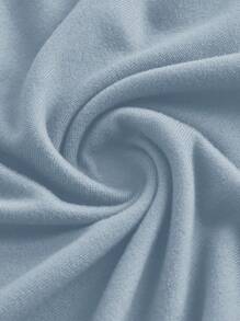 SHEIN Girlism Set de 3 camisetas de manga larga de cuello redondo y unicolor con pliegues casuales para adolescentes chicas