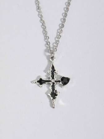 Goth Collana con pendente a forma di spada in stile gotico vintage, adatta per uso quotidiano