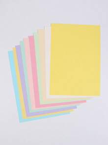A4 尺寸 230gsm 彩色硬卡纸适合儿童 DIY 手工制作、折纸、绘画、贺卡、办公室打印返校 - 彩色 - 查看 10