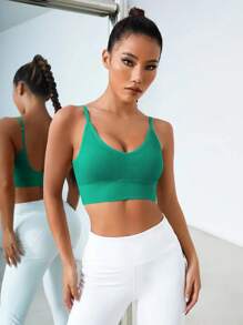 Easithlete Solid Sports Bra