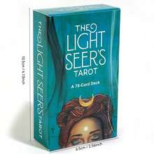 SHEIN Bộ bài Tarot Người Tìm Kiếm Ánh Sáng, 78 lá bài tiên tri, Khám Phá Bản Thân, Giải Trí Lễ Hội, Trang Trí Nhà Cửa, Đạo Cụ Ảo Thuật, Phù Hợp Cho Người Mới Bắt Đầu - Nhiều màu - Xem 6