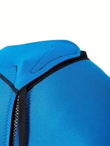 Manfinity KASUA Men's Professional Diving Suit Short Sleeve High Neck Back Zipper Fitted Men Wetsuits, Suitable For Outdoor Swimming And Diving Men's Shorty Wetsuit Short Sleeve Wetsuit Men Wetsuit Beach Diving Protective Swimsuit Workout Swim