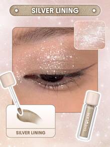 SHEGLAM Airglow Tinta Occhi-Silver Lining Marchio Bellezza Trucco Cosmetico Per Donne Ragazze Perfetto Per Autunno Inverno Ideale Per Y2K Elegante Moda Adatto Per Compleanno Natale Presente Festa Pronto Migliore Colore