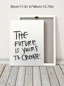 1 件时尚黑白帆布印刷墙画复古美学中性现代入口墙面装饰客厅家居装饰节日礼物无框 - 黑與白 - 查看 11