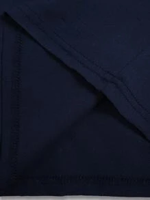 Manfinity Dauomo 男士时尚简约休闲背心，夏季百搭 - 藏蓝色 - 查看 5