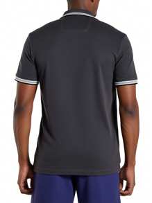 Hugo Boss Men's Striped Short Sleeve Casual Polo T-Shirt - 027 Dark Grey - View 2