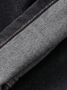 DAZY Quần jeans ống rộng dáng suông đa năng dành cho nữ giới trẻ tuổi. - Rửa tối - Xem 3