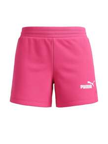Puma Essentials 4  Sweat Shorts TR - Pink - View 4