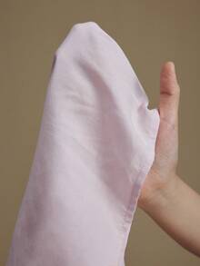 Ontre Blusa de mujer de estilo moderno urbano, color rosa, con volantes, botones de concha, silueta entallada, cuello de solapa, manga larga, manga farol, cuello de corbata, casual de negocios, ropa de otoño, nueva llegada 2025