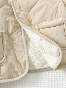 Cozy Pixies Chaqueta térmica forrada gruesa de manga larga para bebé niño, abrigo de invierno versátil y cómodo para bebés niños, chaqueta de bebé niño, chaqueta de borreguito para bebé, chaqueta de invierno para bebé, abrigo de invierno para niña pequeña, chaqueta de bebé niño, abrigo de invierno para niña pequeña, chaqueta térmica forrada para bebé niño, abrigo de invierno con capucha para bebé niño, otoño - Albaricoque - Ver 6