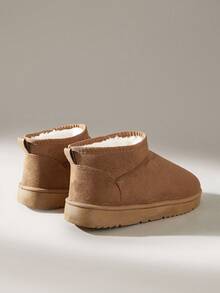 Solecia Giày bốt đi tuyết dành cho nữ, thích hợp để mang hàng ngày vào mùa thu/đông - màu nâu - Xem 4