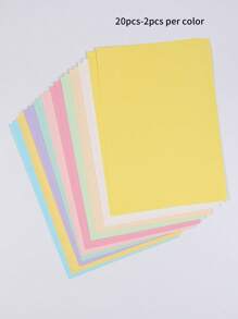 A4 尺寸 230gsm 彩色硬卡纸适合儿童 DIY 手工制作、折纸、绘画、贺卡、办公室打印返校 - 彩色 - 查看 14