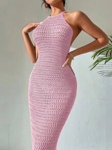 Breezaya Women Sweater Dresses Knitted Sweater