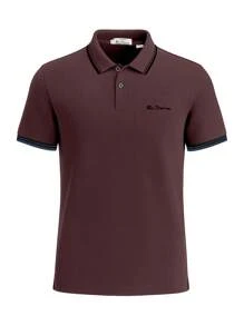 Ben Sherman Men Polo Shirts - Purple - View 4
