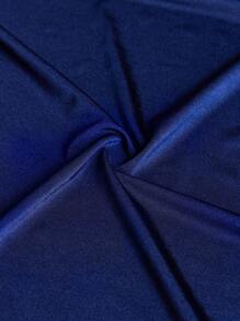 Viva Relle 大码女装 女士优雅亮片拼布露背缎面高腰连衣裙、宴会礼服、女士晚礼服 舞会礼服 女士正式舞会礼服 女士优雅连衣裙 女士舞会礼服 - 藍色 - 查看 7