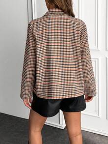 Chaquetas casuales de mujer con detalles de botones multicolor