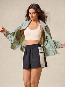 OutZeal 女士防紫外线 UPF50+ 轻便透气防晒运动夹克 徒步露营日常 - 綠色 - 查看 8