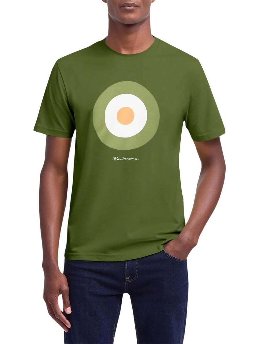 Ben Sherman Men T-Shirts - Olive Green - View 1