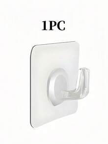 10/20 件透明亚克力粘钩，强力自粘式墙壁挂钩，用于悬挂衣服、毛巾、钥匙、收纳盒、家居装饰、厨房、浴室、卧室、客厅 - 无损坏透明挂钩，多用途粘钩，适合日常使用