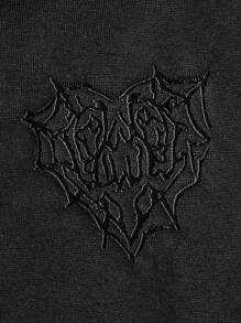 PAVTROS PAVTROS Manfinity Streetrush Men's Street-Style Popular INS Matching,Men's Street-Style Popular INS Matching Brooklyn Embroidered Hoodie, Suitable For Outdoor Music Festivals, Nightclubs, Bars, Boyfriend/Husband Gift, Anniversary Gift, Black,Streetwear,Tracksuit,Warm Winter Outfits, Christmas Outfits