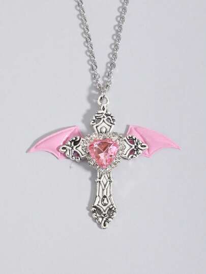 Vintage Gothic Stil Schwert Anhänger Halskette, geeignet für den täglichen Gebrauch