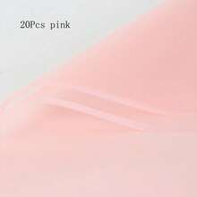 20pcs Solid Color Waterproof Matte Korean Paper Flower Wrapping Paper Gift Packaging Materials