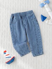 Cozy Pixies 男婴松紧腰侧袋休闲裤，百搭舒适