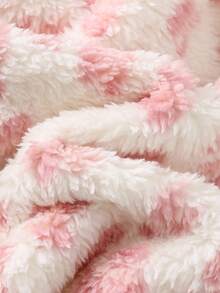 Cozy Pixies 2件套少女柔软针织豹纹圆领长袖运动衫和松紧腰裤套装 - 粉色 - 查看 4