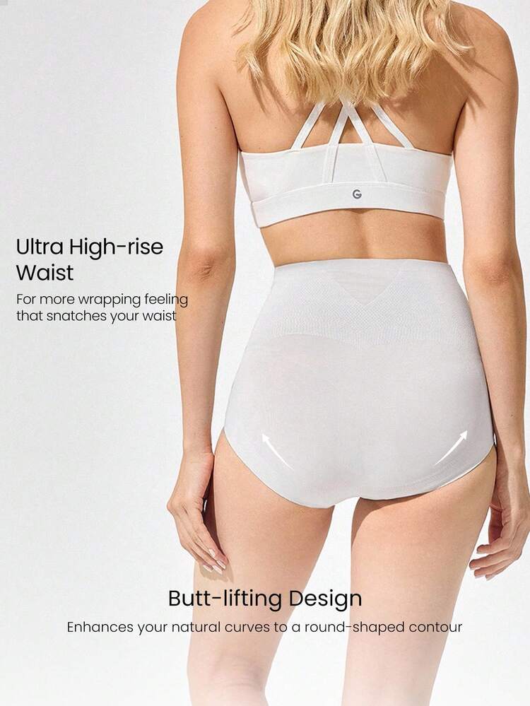 1 paquete GLOWMODE Ropa interior moldeadora de cintura alta que levanta el trasero y controla el abdomen, para uso diario y casual