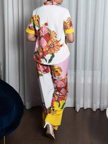 Melissa Matos 女士日常两件套服装 - 黃色 - 查看 2