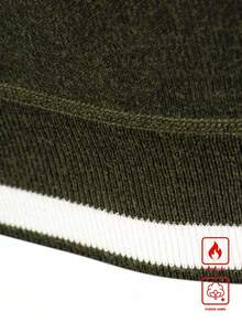 Men's Striped Crew Neck Long Sleeve Casual Loose Fleece Sweatshirt, Autumn/Winter