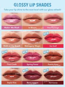 SHEGLAM Pout-Perfect Shine 豐唇膏-粉紅色火烈鳥保濕豐唇固體唇彩不粘滋養豐唇精華椰子油唇膏唇部化妝品促銷粉色豐唇膏 品牌 美容 化妝 化妝品 適合女性與女孩 完美搭配夏季春季 Y2K 時尚 流行 生日 母親節禮物 假期 派對準備就緒 最佳顏色 - Pink Flamingo - 查看 4