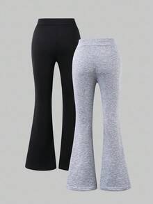 Tween Girls' Casual Printed Twist Sweatpants - Multicolor - View 2