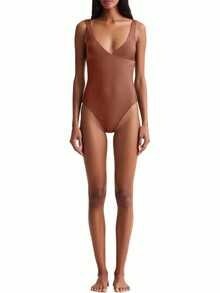 Roxy Women's Athletic Onepieces Comfortable Compression UV Protection Swimming Travel Holiday ERJX103627-CQR0 - Brown - View 3