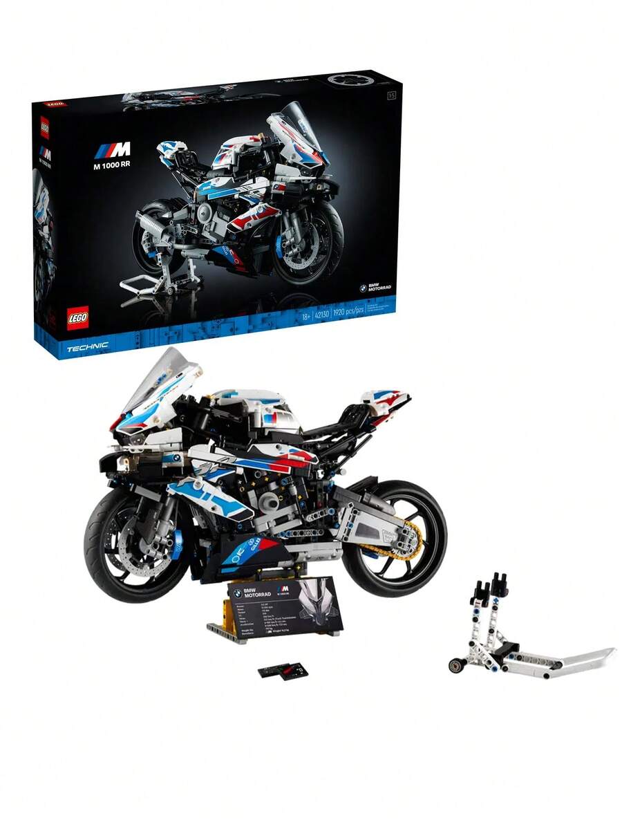 LEGO 42130 Technic BMW M 1000 RR Toys Building Block Set - Room & Home Decor, Perfect Birthday Gift For Adults - Multicolor - View 1