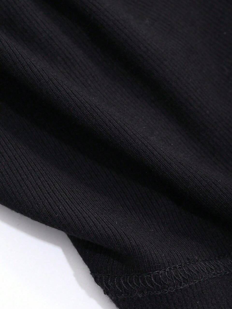 Men's Warm Ribbed Scoop Neck Sleeveless Tank Top