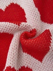 Chiquease 仿珍珠装饰心形针织套头衫，适合秋冬季穿着 - 白色 - 查看 9