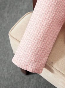 2pcs Girls Colorful Bow Decor Long Sleeve Top & Pleated Skirt Set, Elegant Casual Comfortable Outfit For Party, Holiday, Outdoor, All Season Fall Winter