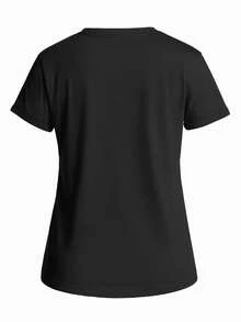 Roxy Sports Tees & Tanks Easy To Match Moisture-Wicking Breathable Training Vacation School ERJZT05699-KVJ0 - 黑色 - 查看 4